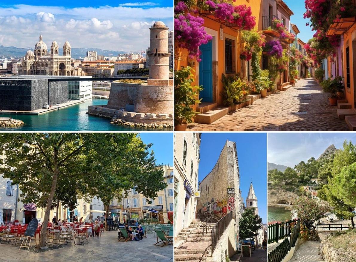 Elegant T3 Au Panier Vieux Port Avec Terrasse Privee Et Parking Apartment Marseille Ngoại thất bức ảnh